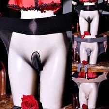 Élastique Collant Hommes Collants sans Couture Transparent Pur Souple Solide