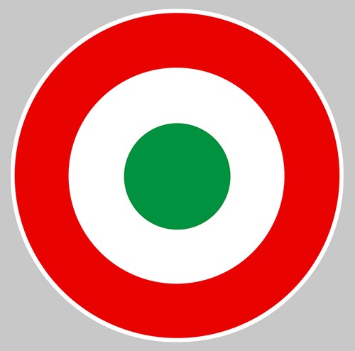 Cocarde italie fiat 500 - italie,