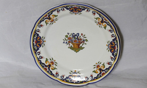 Assiette faience ancienne - assiette,
