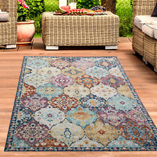 Tapis d'extérieur oriental tapis salon ornements tapis coloré