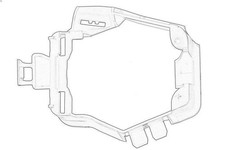 Support, pare-chocs OE PEUGEOT