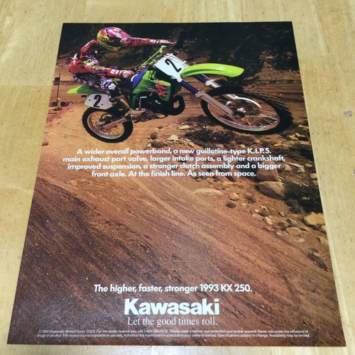 1993 kawasaki kx250 magazine - 1993,