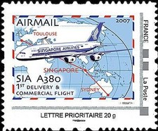 A380-79N : 2009 - TPP 'A380 Singapore Airlines - 1er vol commercial' Prio 20g