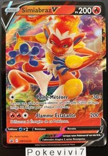 Carte Pokemon SIMIABRAZ SWSH252 PROMO Ultra Rare V Epée et Bouclier FR NEUF