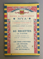 VIEUX PAPIER PUBLICITÉ PAPIER PATES ALIMENTAIRE PUY DE DOME A GERZAT PATES MYA