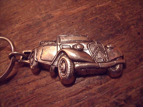 Porte clés métal citroen - clés,
