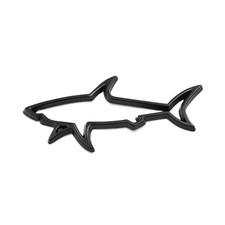 Motif Requin noir autocollant