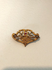 Ancienne broche plaqué - broche,