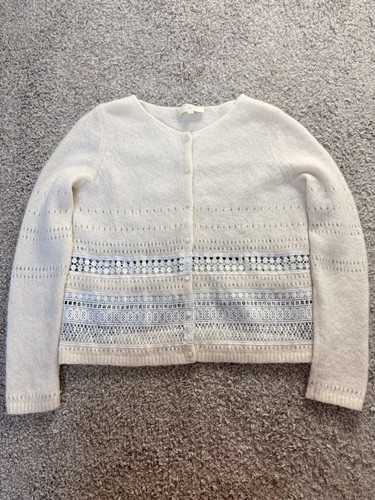 Sézane cardigan maille - , ivoire