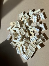 LEGO LOT Briques blanches vintage env. 200 grammes