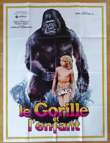 Gorille enfant affiche - gorille,