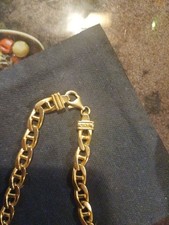 Collier signé Murat en plaqué or  