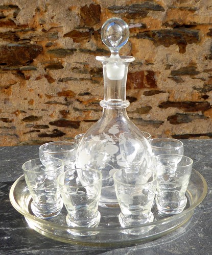 Service ancien liqueur