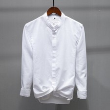 Hommes Coton Lin Chemise