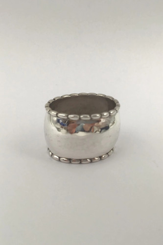 Bague serviette argent - en,