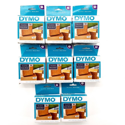 Dymo labels 2 - 2, 1/8"