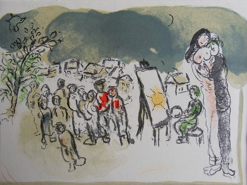 Marc chagall mariage devant - chagall, :