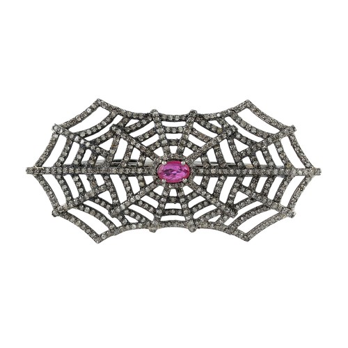 Bague toile araignée - toile, en