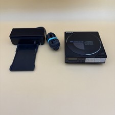 ⚠️ HS Lecteur CD portable vintage SONY D-14 avec adaptateur D-50 Discman  -