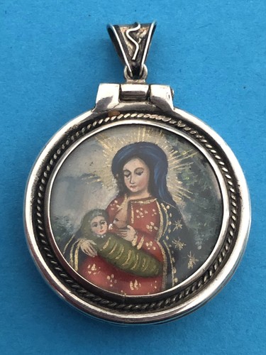 Ancien pendentif reliquaire - ancien,