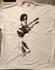 T SHIRT JIMMY PAGE LED ZEPPELIN BLANC XXL ETAT NEUF