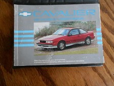 90 Chevy Cavalier Propriétaire Opérateurs Manuel