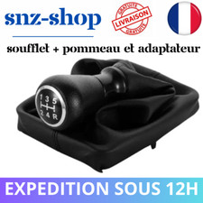 Pommeau Levier De Vitesse Peugeot 307 206 207 307 308 Cuir Soufflet Adaptateur