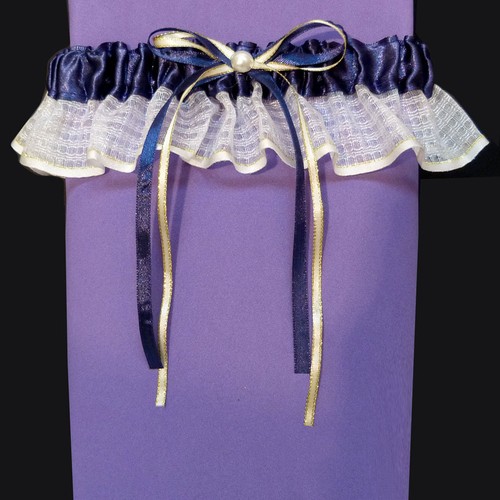 Jarretière dentelle satin - jarretiÈre,