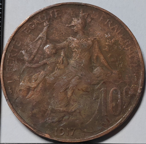 Centimes 1917 daniel dupuis - 10,
