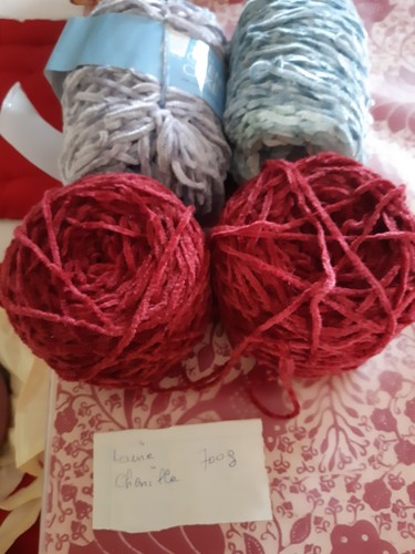 Lot laine chenille - lot,