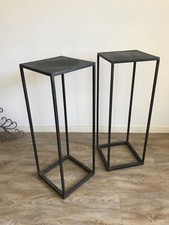 Sellettes fer forgé lot de 2