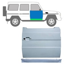 Panneau de réparation de porte avant pour Mercedes G-Class W460 W461 W463 1979-