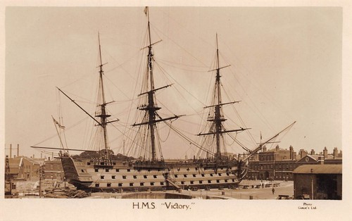 Carte postale hms - carte,