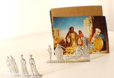 WM Lot de 6 lots figurines antiquités métal plat d'étain WM 206 207 208 212 213