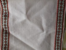 Bande toile lin 10 fils pour broderie au point de croix 20 cm / 50 cm