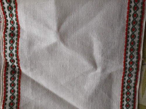 Bande toile lin fils pour - 10,