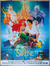 LA PETITE SIRENE Affiche Cinéma Originale Pliée 160 x 120 cm Movie Poster Disney