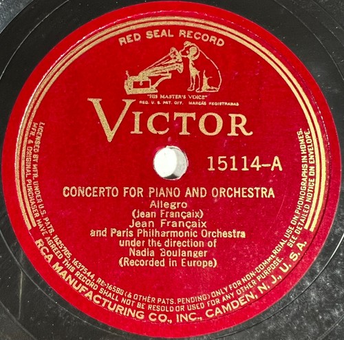 Jean françaix nadia - &,