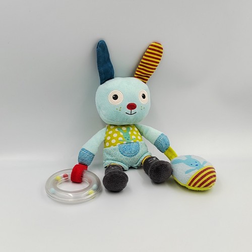 Doudou lapin chien - , vert