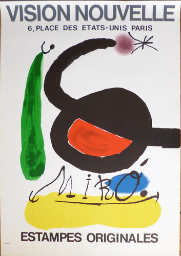 Joan miro affiche originale - miro,