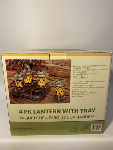 Lantern with tray - 4,