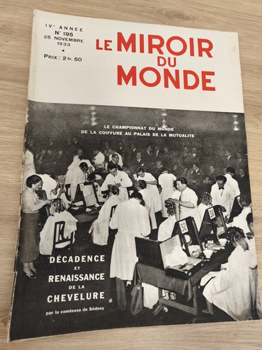 Ancien journal miroir - le, du
