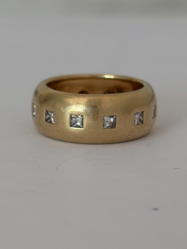 7901 bague bandeau vintage - 7901-,