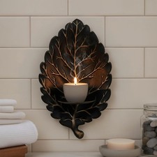 Applique murale feuille fer - murale,
