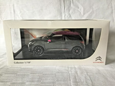 1/18 NOREV CITROEN DS3 GRIS THORIUM TOIT FLOWER 2013
