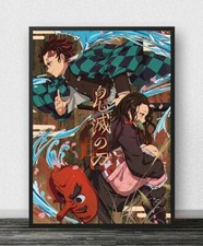 Poster demon slayer toile