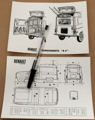 Renault 4l fourgonnette - 4,