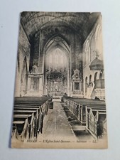 carte postale ancienne cotes d'Armor (22) dinan l'église Saint sauveur 