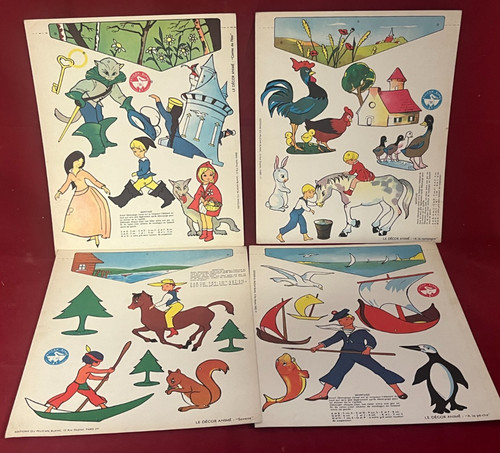 Lot décor animé planche - lot,