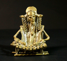 Statue africaine bénin bronze